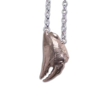 Karkinos Crab Claw Pendant - Bronze