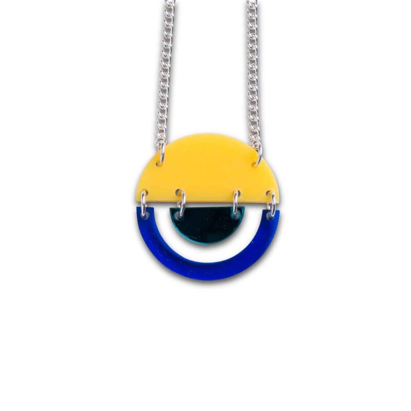 Stax Circle Pendant - Yellow