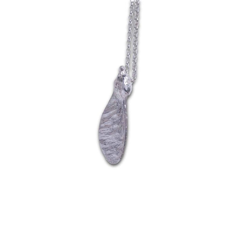 Sycamore Pod Pendant - Silver