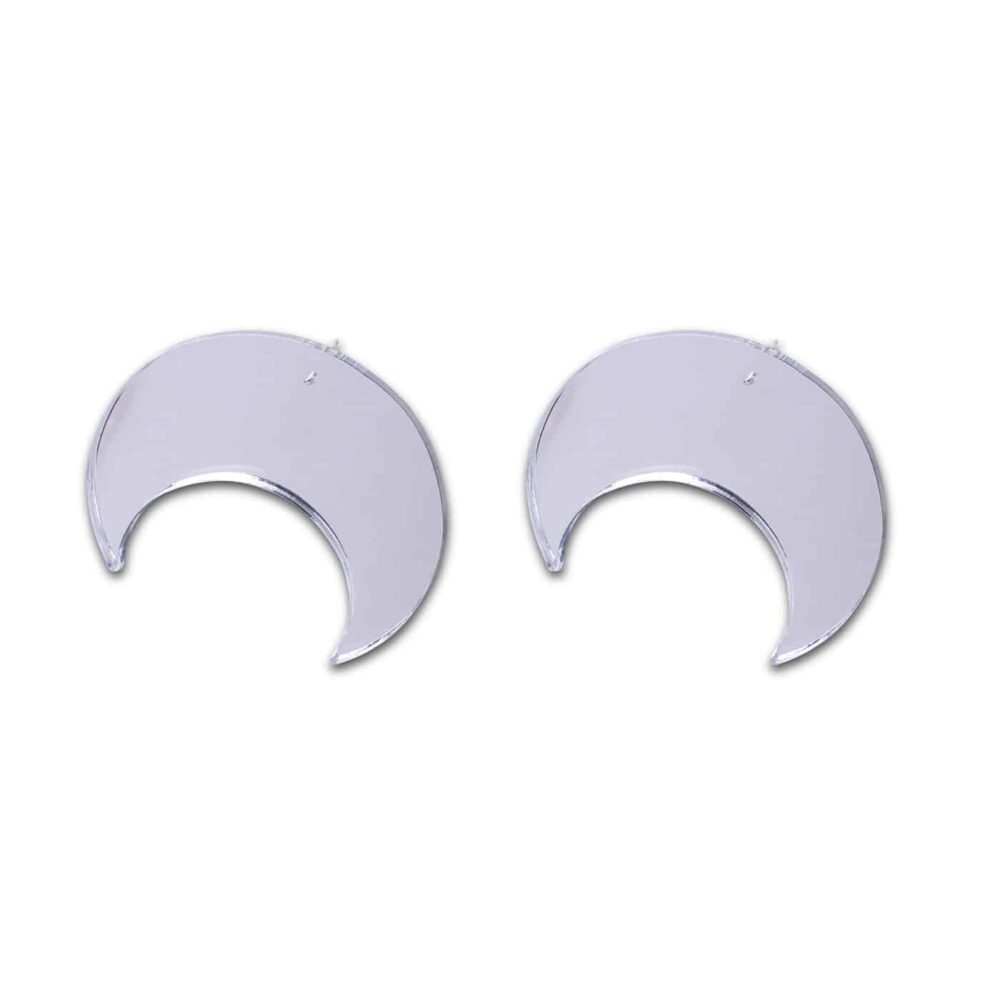 Oversize Moon Earrings