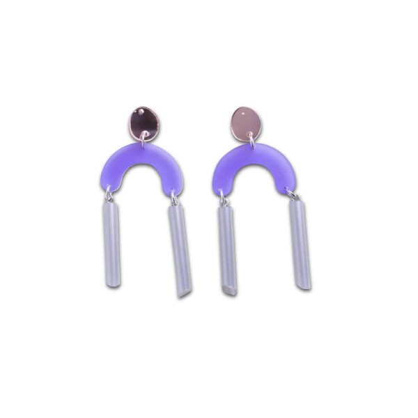 Deco Flex Earrings - Purple