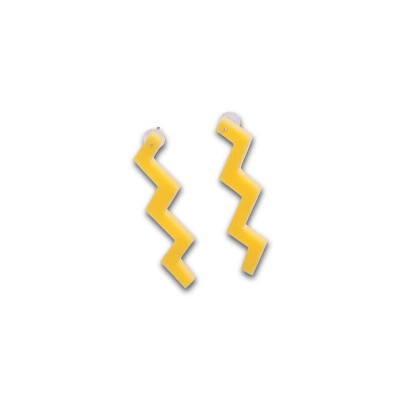 Mini Zig Studs Yellow