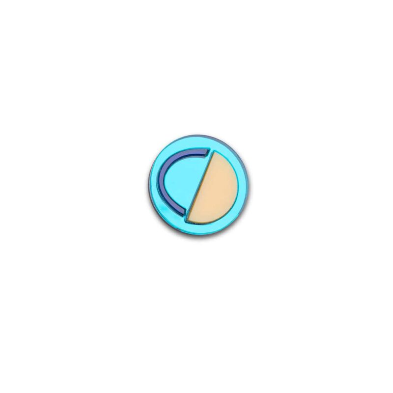 Smile Brooch - Turquoise