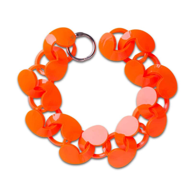 Spiral Drop Bracelet Orange