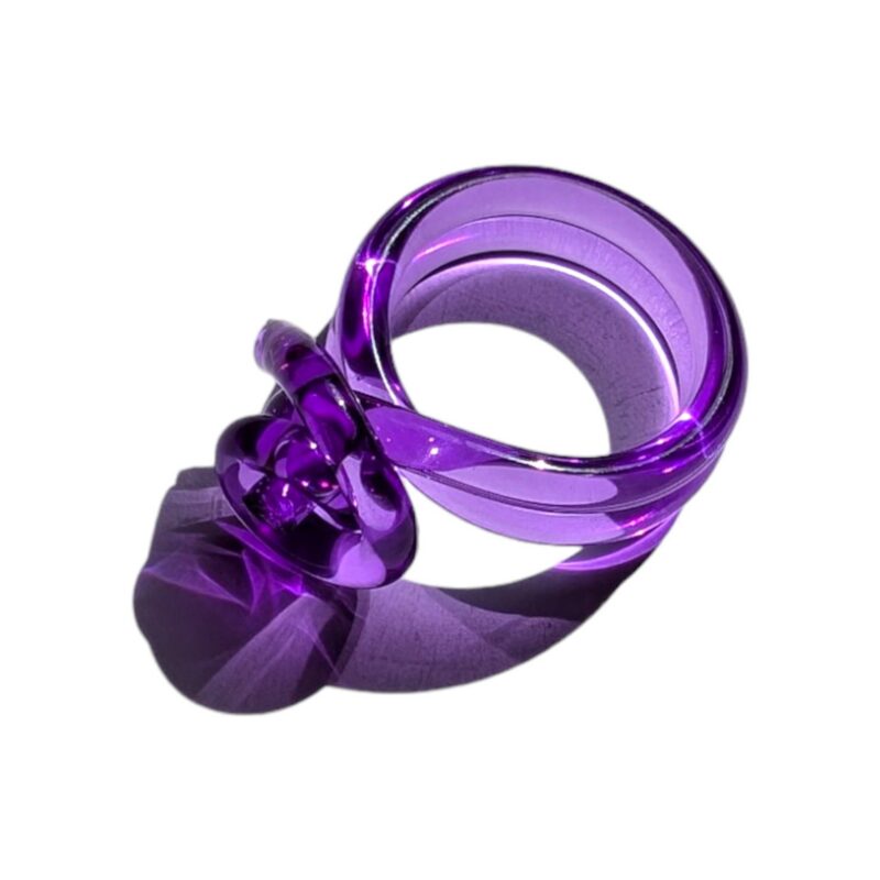 OPTIKA Purple Rain Statement Ring