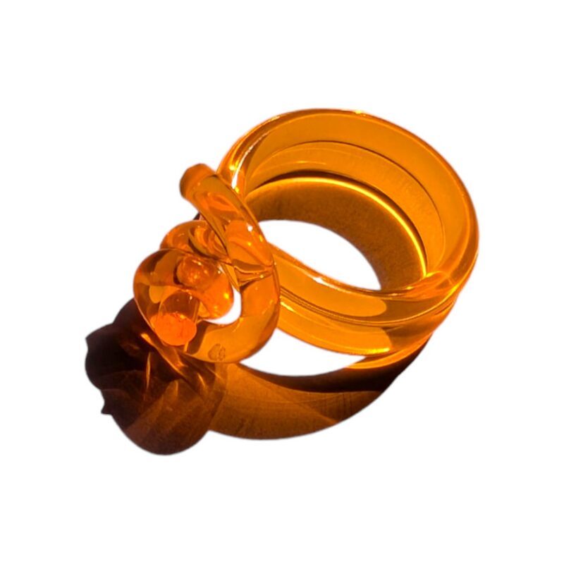 OPTIKA Peachy Keen Statement Ring