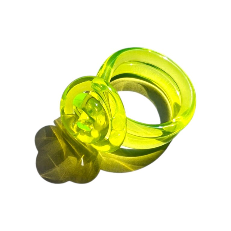 OPTIKA BRAT GREEN STATEMENT RING