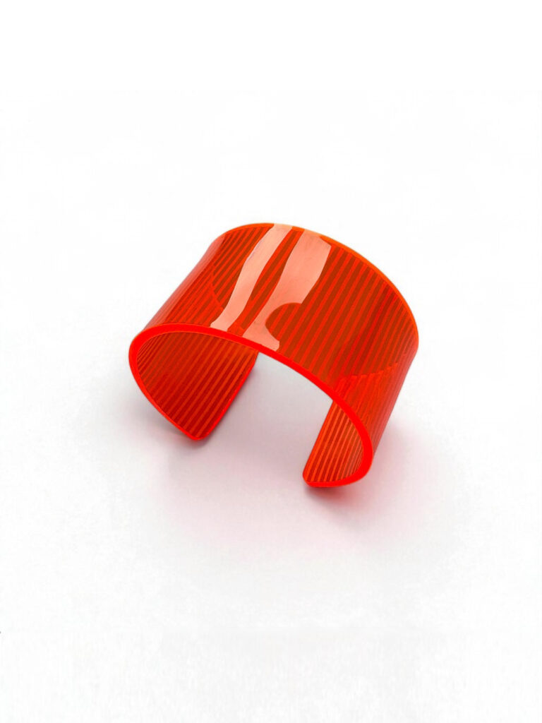 MOIRÈ orange CUFF bracelet
