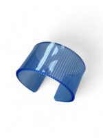 MOIRÈ ELECTRIC BLUE CUFF BRACELET