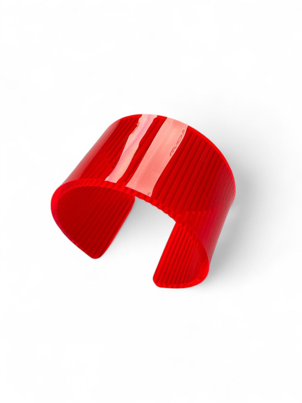 Moirè Ruby Cuff Bracelet
