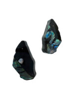 DUALITY opal noir studs
