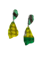 DUALITY polka fizz drop earrings