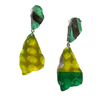 DUALITY polka fizz drop earrings