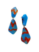DUALITY AZURE CORAL DROP EARRINGS