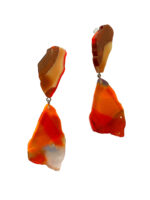 DUALITY neon rocks drop earrings