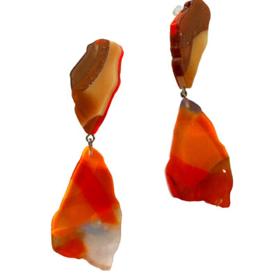 DUALITY neon rocks drop earrings
