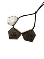 geo spike necklace
