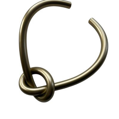 gold optika necklace